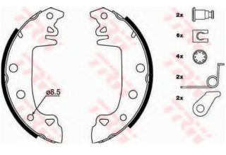 PABUCLU BALATA (229x42mm) M131 R12 65- resmi