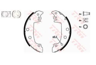 KAMPANA BALATA 33 / 305 / C15 / ANADOL 228×42 resmi