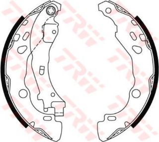 PABUÇLU FREN BALATASI ARKA 2009-2012 CITROEN: C2 J M, C2 ENTERPRISE JG, C3 I FC, FN, C3 PLURİEL HB LANCİA: YPSİLON 843 PEUGEOT: 1007 KM resmi