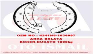 PABUCLU BALATA (254x57mm) BOXER DUCATO 1.8  94- resmi