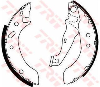 PABUCLU BALATA (180X30MM) FİESTA IV  KA PUMA  98- resmi