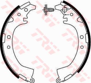 PABUÇLU FREN BALATASI ARKA 1996-2005 DAİHATSU: TER IOS J1 TOYOTA: CAMI CLOSED OFF-ROAD VEHİCLE J1, CAMRY V1, CAMRY V2, CAMRY ESTATE V1, PLATZ NCP1, SCP1, RAV 4 I A1, RAV 4 I CABRİO A1, RAV 4 II A2, SCEPTER SALOON resmi