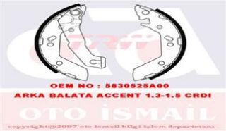 PABUCLU BALATA (180x36mm) ACCENT  1.3 .1.5  00- resmi