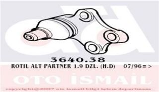 X ROTİL ALT PARTNER 1.9 DZL. H.D 07/96 resmi