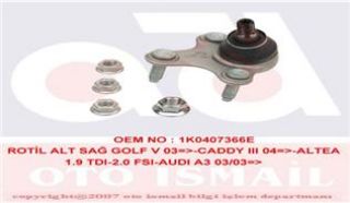ROTİL SAĞ GOLF V 03> CADDY III 04> JETTA III 05>10 TOLEDO III 04>09 1.4 1.6 1.8 1.9 2.0 resmi