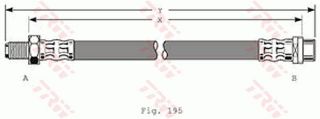 ÖN FREN HORTUMU MERCEDES C W202-W203-S203-CL203 CLK C208-A208-C209-A209 resmi