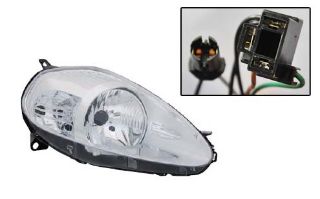 FIAT GRANDE PUNTO ÖN FAR ELEKTRİKLİ MOTORLU KROMSAĞ  2006-2009 resmi