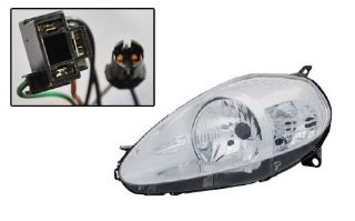 FIAT GRANDE PUNTO ÖN FAR ELEKTRİKLİ MOTORLU KROMSOL 2006-2009 resmi