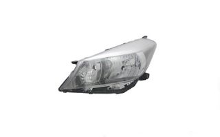 TOYOTA YARİS ÖN FAR ELEKTRİKLİ MOTORLU  KROM SOL 2011- resmi