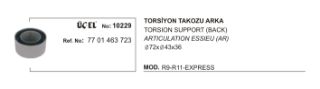 TORSİYON TAKOZU 10229 R9 11 EKSPRES 7701463723 resmi