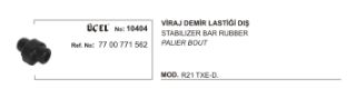VİRAJ DEMİR LASTİĞİ DIŞ 10404 R21 TXE DİZEL 7700771562 resmi