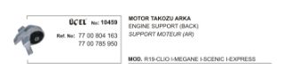 MOTOR TAKOZU ARKA R19-CLİO I-MEGANE I-SCENIC I-EXPRESS resmi
