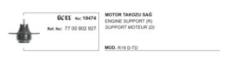 MOTOR TAKOZU SAĞ EXPRESS-KANGOO-R19 1,9D ARMUT TIP resmi
