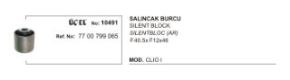 TABLA SALINCAK BURCU .. ( Q40.5xQ12xQ46 - CLIO I ) resmi