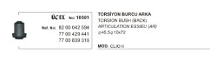 TORSİYON BURCU 10501 CLİO-II 8200042594 7700429441 resmi