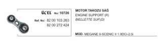 MOTOR TAKOZU SAĞ MEGANE II-SCENIC II 1,9 DCI-2,0 16V 03--> resmi