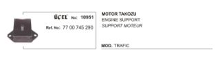 MOTOR TAKOZU TRAFİC I- DACİA PİCK UP resmi