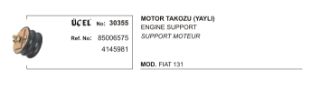 MOTOR TAKOZU YAYLI TİP M131-DOĞAN ŞAHİN KARTAL resmi