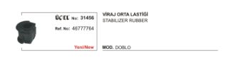 VİRAJ ORTA LASTİĞİ 31456 DOBLO 46777764 resmi