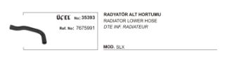 RADYATÖR HORTUMU ALT 35393 SLX 7675991 resmi