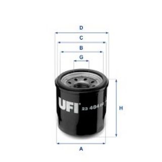 YAĞ FİLTRESİ 2348400 DOCKER DUSTER 1.6 (12-) LODGY HONDA CİVİC resmi