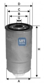 YAKIT FİLTRESİ ASTRA F 91-98 - VECTRA A-VECTRA B 92-98 - KADETT E 88-91 1.7 TD OE resmi