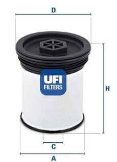 YAKIT FİLTRESİ JEEP CHEROKEE 14 2.0CRD-2.2CRD-2.8CRD-3.0CRD-LANCİA THEMA 11 3.0 resmi