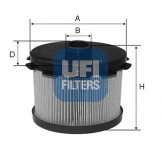 YAKIT FİLTRESİ PARTNER-P206-P306 BERLİNGO-JUMPY- XSARA-SCUDO-COROLLA 00-02 1.9D 98- DW8 resmi