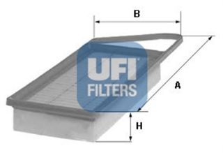 HAVA FİLTRESİ FİESTA 01- - P206 01- - P307 01- BİPPER-NEMO 08- - XSARA 03-05 - ÇANTA 1.4HDI resmi