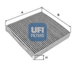POLEN FİLTRESİ FİESTA 1.25-1.4-1.6Tİ-1.4-1.6TDCİ 09 B MAX 1.0-1.4-1.6Tİ-1.5-1.6TDC 13 KARBONLU resmi
