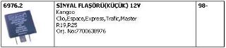 FLAŞÖR 6976.2 KANGO CLİO KÜÇÜK 12 VOLT resmi