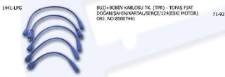 BUJİ+BOBİN KABLOSU (LPGLI) EM M131 (71 92) resmi