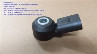 VURUNTU SENSÖRÜ  CADDY CC CRAFTER GOLF V VI VII JETTA PASSAT POLO T5 T6 T7 TİGUAN A1 A3 A4 A5 A6 A7 A8 Q3 Q5 Q7 CGPA CBZB CNKA CLSA CPTA CFWA CAVE resmi