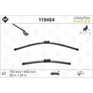 SWF VİSİOFLEX FLAT BLADE X2 700 600 MM OPEL ASTRA K resmi