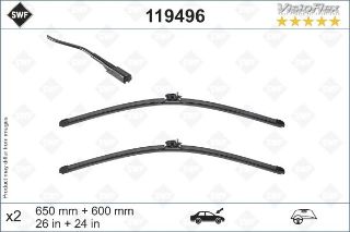 SWF VİSİOFLEX FLAT BLADE X2 650 600 MM MERCEDES BENZ SPRİNTER 18 SWF MUZ TİPİ SİLECEK BİNEK resmi