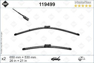 SWF VİSİOFLEX FLAT BLADE X2 650 530 MM CAYENNE III 17 VW TOUAREG 18 SWF MUZ TİPİ SİLECEK BİNEK resmi