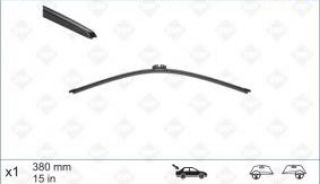 SWF VİSİOFLEX FLAT BLADE X1 380 MM ARKA AUDI A1. Q7 resmi