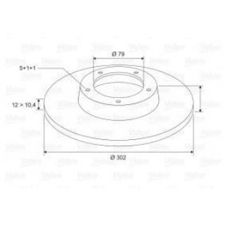 FREN DİSKİ ÖN X2 BMW E34 518. 520. 524TDS. 525TD 88-96 resmi