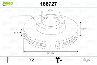 ÖN FREN AYNASI CORSA B-ASTRA F-VECTRA A-ASCONA C-COMBO 94-01 AVEO 06 KALOS 05 236X19.9X6DLXHAVALI resmi