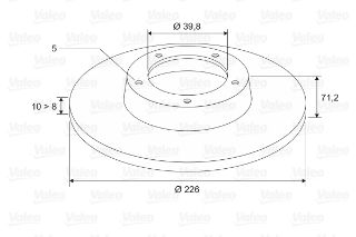 FREN DİSKİ ARKA X2 SEAT TOLEDO 2.0 16V 95- resmi