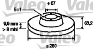 FREN DİSKİ ARKA TAKIM MB V KLASSE V230, V230TD, V2 resmi