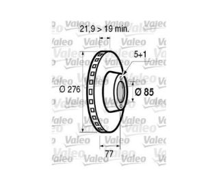 URETIM YOK-ON FREN DISKI-276×22 5×130 (VW LT 97-07  MERCEDES SPRINTER 95-06) resmi