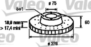 FREN DİSKİ ARKA BMW E36 323 resmi