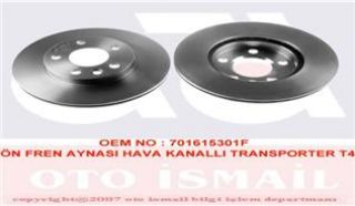 ÖN FREN AYNASI TRANSPORTER T4 1.9 D TD 2.4 D 2.5 TDİ 90/4.03 280X24X5DLXHAVALI resmi