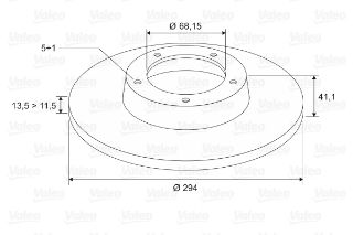 FREN DİSKİ ARKA TAKIM FORD GALAXY 2.8 İ 00- resmi