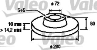 FREN DİSKİ ARKA TEK CITROEN JUMPER II 06 - 2.2 HDİ resmi