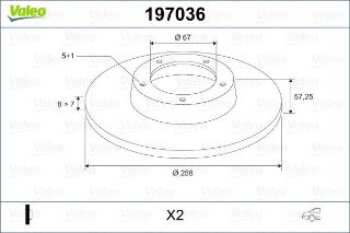 FREN DİSKİ ARKA X2 MB CLASSE A W169 150.160.170.180.200. 160CDI.180CDI.200CDI 04-12 CLASSE B resmi
