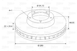 ÖN  FREN DİSK MİNİ R56 resmi