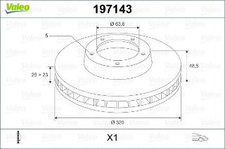 ÖN FREN AYNASI VOLVO S40 2004-2012 C70 II 2006-2013 V40 2012 V50 2004-2012 320 X5-DL resmi