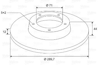 FREN DİSKİ ARKA X2 508 resmi
